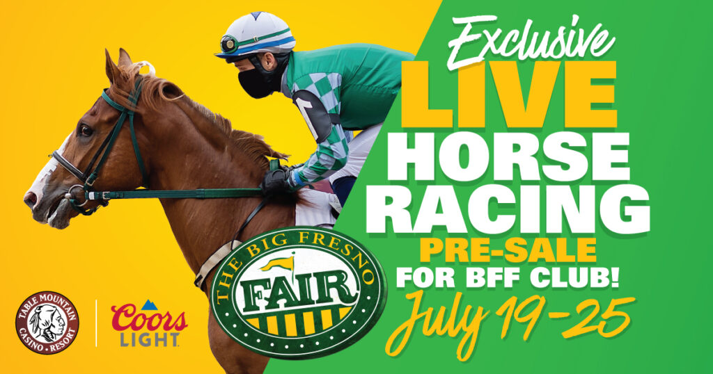 Printable Horse Race Program For Big Fresno Fair