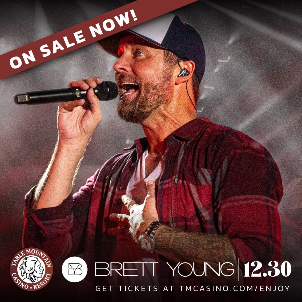 Table Mountain Casino Resort Brett Young - tickets on sale 