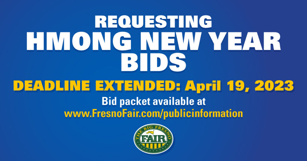 bid request extended Hmong New Year Bids