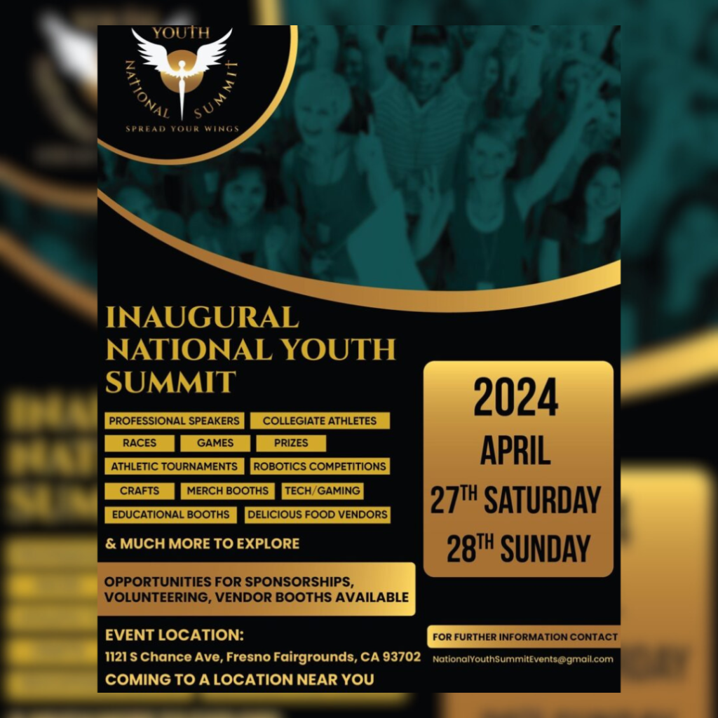 National Youth Summit Happening April 27 – 28 at Fresno Fairgrounds