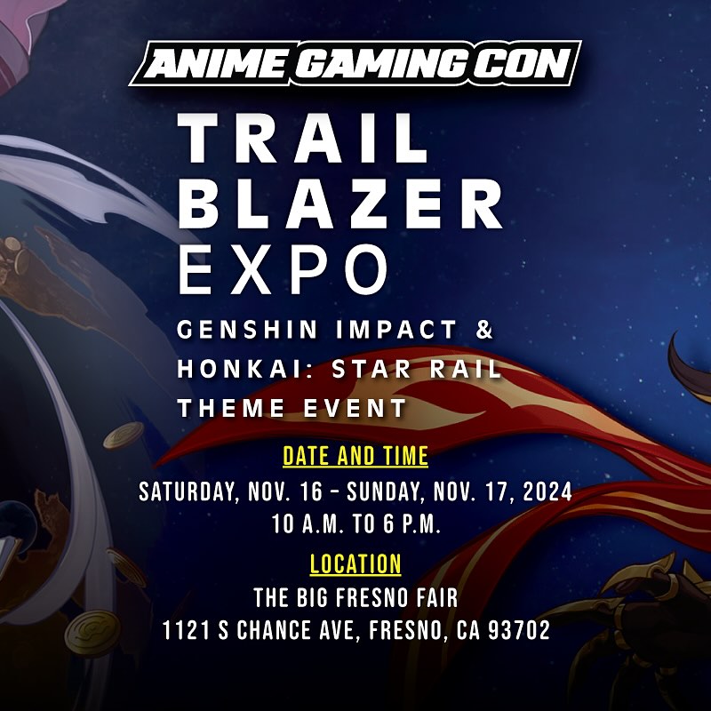 Anime Gaming Con Trail Blazer Expo