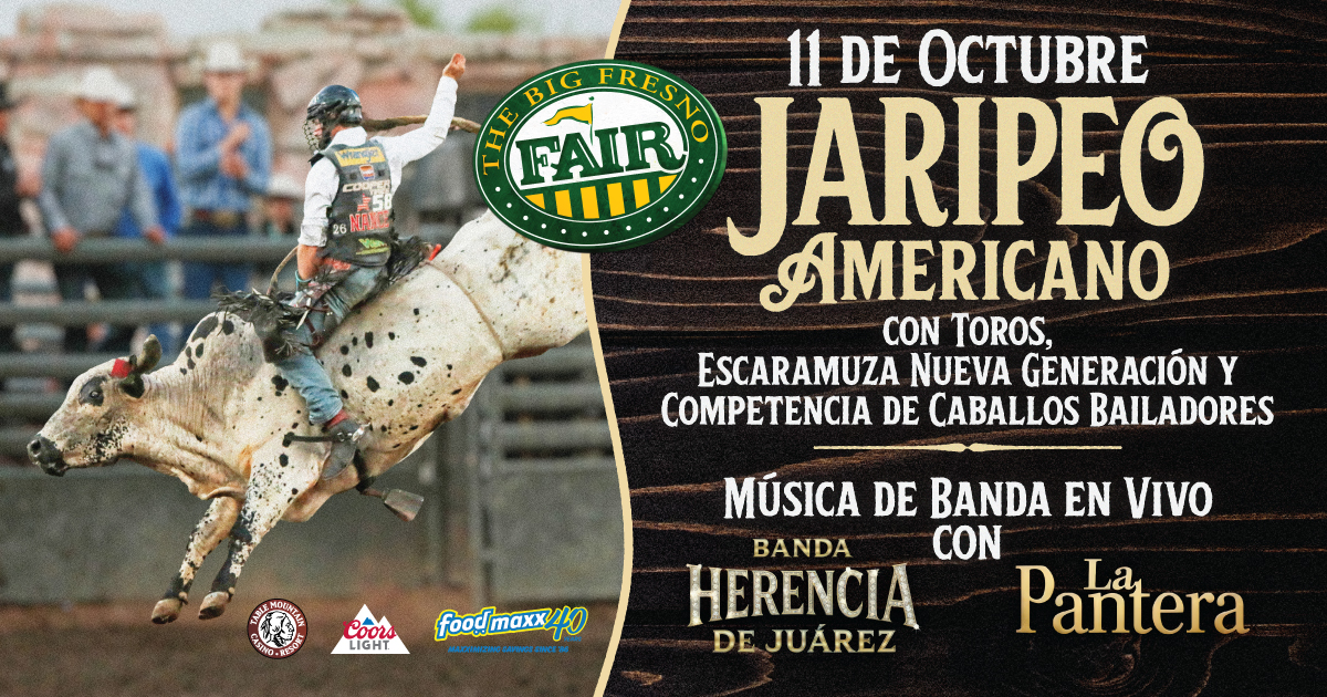 Celebrando el mes de la Herencia Hispana with Jaripeo Americano at the Gran Feria de Fresno